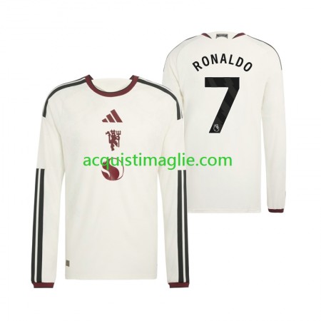 Divisa di Calcio Manchester United Cristiano Ronaldo 7 Terza 2026/2027 Manica Lunga
